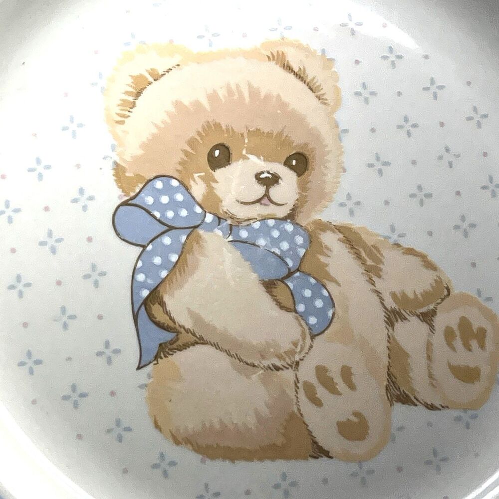 Tienshan Stoneware Theodore Country Bear Dinner 10.25” Plate - Picture 2 of 6